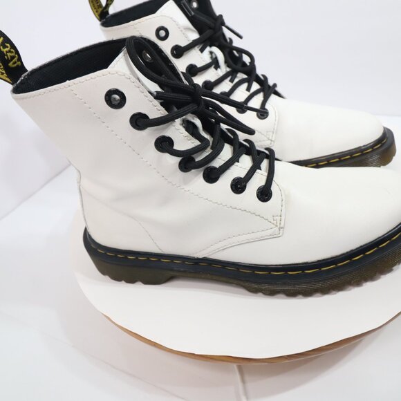 Doc Martens Luana 1460 Boots Women’s Size US 8  White Combat - Picture 4 of 15